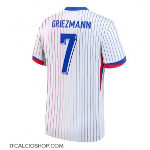 Francia Antoine Griezmann #7 Seconda Maglia Europei 2024 Manica Corta